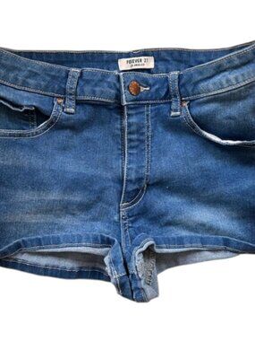 Forever 21 | Blue Low Rise Short Shorts || size 27